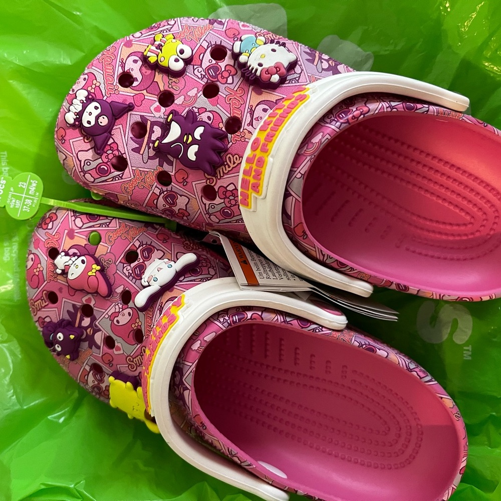 Hello kitty crocs